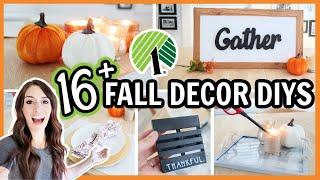 DOLLAR TREE FALL DECOR HACKS  16+ easy DIYs and ideas!