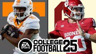 Tennessee at Oklahoma - Week 4 Simulation (EA College Football 25)