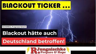 Fast Blackout in der Schweiz und beim THW muss gespart werden!