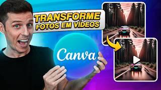 Como Transformar Imagem em Vídeo usando Inteligência Artificial no Canva!