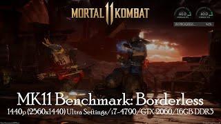 Mortal Kombat 11 - PC Benchmark (Borderless) - 1440p Ultra Settings - i7-4790/RTX2060/16GB DDR3