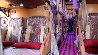 Prakash CAPELLA AC Premium Sleeper Bus Ashok Leyland | asianXpress Luxury Bus Interiors &Exteriors