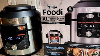 8qt Ninja Foodi 14-in-1 XL Pressure Cooker Steam Fryer with SmartLid Unboxing & 1st Cook