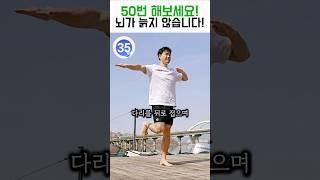 하루에 50번 해보세요! 뇌가 늙지 않습니다![중년운동, 유산소,뇌운동,건강관리,홈트레이닝]