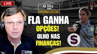 FLAMENGO GANHA OPÇÕES! FILIPE LUÍS FICA! OLHO NAS FINANÇAS! | DEBATE AO VIVO COM MAURO CEZAR #132