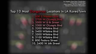 Top 10 Most Dangerous Locations in LA KoreaTown