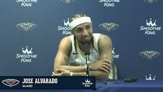 Jose Alvarado interview | Pelicans Media Day 2024