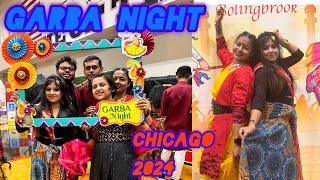 GARBA NIGHT| BOLINGBROOK | GARBA DANCE| MEET UP| MUSIC BAND| SONG|Chicago| USAVlog