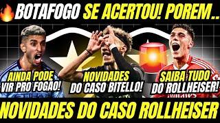 ️BOTAFOGO SE ACERTA COM DÍNAMO SOBRE BITELLO E ESBARRA EM PRAZO | SANTI RODRIGUEZ E ROLLHEISER