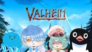 【酒精惡棍】該脫離石器時代了#2 FT.油教授 水母君 牧乃柯寧#valheim #初見さん大歓迎#月藍過勞中