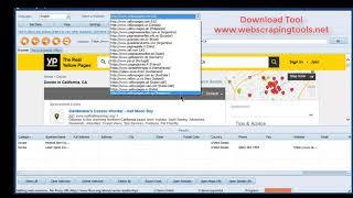 How to extract yellow pages database with tool