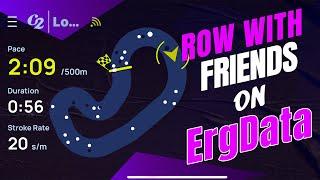 How to Row with a Friend using the Concept2 ErgData app