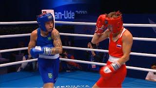 QF (W60kg) SHADRINA Natalia (RUS) vs FERREIRA Beatriz Iasmin (BRA) /AIBA WWCHs Ulan Ude 2019