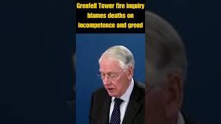 Grenfell Tower fire inquiry blames deaths on incompetence and greed(Part 1)