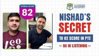 Nishad scored 82 in PTE | Proven Tips and Strategies | Language Academy