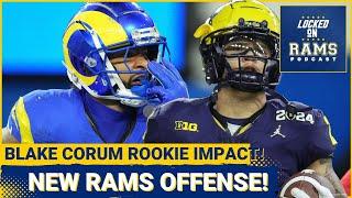 Why Blake Corum Will Be one of the Steals of the Draft, Rams New Offense, Pounding the Rock & More!