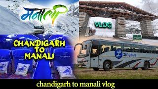 Chandigarh to Manali by Bus: Ultimate Travel Guide & Experience | Manali Adventure 2024