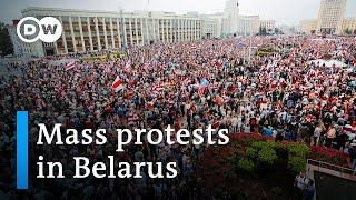 Belarus protest: Lukashenko deploys troops as thousands rally | DW News