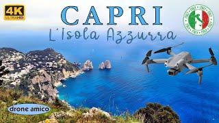 ISLAND OF CAPRI, ITALY IN 4K UHD - DRONE FOOTAGE