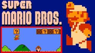 Super Mario Bros. (FC · Famicom / NES) original version | full game (1 loop) session for 1 Player 