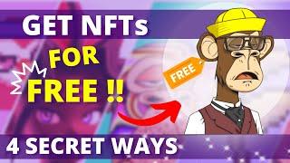 How to Get NFTs For FREE - 4 Secret Ways | Make Money With FREE NFTs (In Hindi) | NFT Wisdom