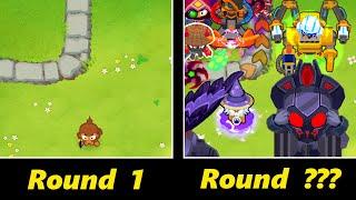 How Long Can You Survive On The Shortest Map? (BTD6)