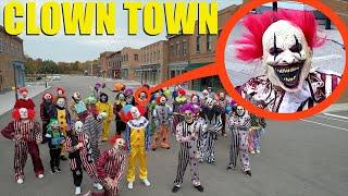 if you ever find this secret Clown Ghost town, you need turn away FAST and RUN! (they are CRAZY)