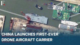 China Launches World's First Dedicated Drone Carrier