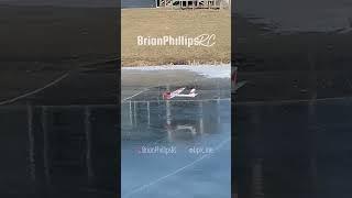 Ice Landing... E-flite ElectroStreak #rc #aviation #rcplane