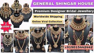 Bridal Jewellery Wholesale Market in Delhi | Best Bridal Jewellery in Delhi | Kundan jewellery 2024