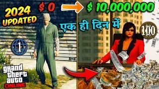 how to earn millions in gta 5 online solo |  first day