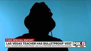 Las Vegas teacher brings bulletproof vest to class, fears for their safety