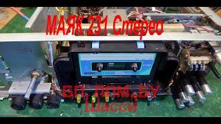 МАЯК 231 Стерео. ЛПМ, БП,  БУ, сборка на шасси.