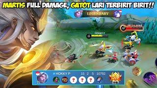 MARTIS EXP JADI DAMAGE DEALER + DIPERCAYA NGE-CARRY TIM DARI EARLYBEST BUILD MARTIS TOP GLOBAL MLBB