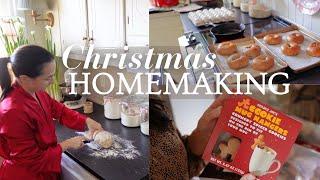 December Homemaking | neighbor gifts, cinnamon bagels + new duvet