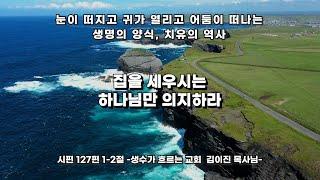 집을 세우시는 하나님만 의지하라 시편 127편 1-2절 Trust only in God who builds the house - Psalms127:1-2 -김이진목사님설교