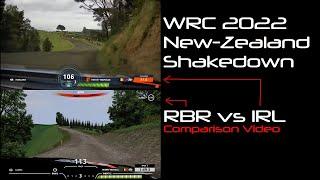 RBR vs Real Life | Onboard WRC 2022 New Zealand Shakedown