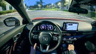 2025 Honda Civic Si - POV Night Drive (Binaural Audio)