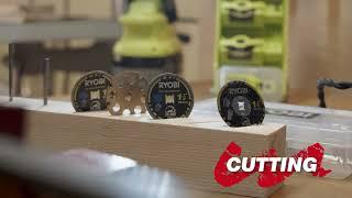 RYOBI® Rotary Accessories - Cutting, Grout & Routing