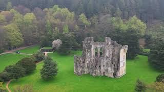 Old Wardour Castle, Wiltshire | Drone Footage 4K DJI MINI 3 PRO