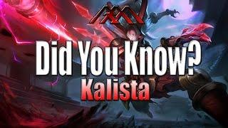 Kalista - Did You Know? - Epi #91 - League of Legends
