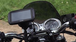 Triumph Bonneville T120 motorcycle touring? TOMTOM Rider 550. The plight of the Navigator!