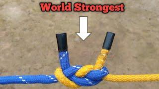 WORLD STRONGEST KNOT- How to tie Two ropes Together STRONGLY @sajjad12455