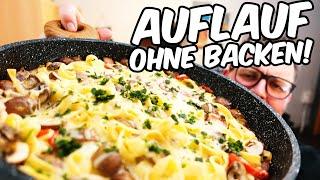 GANZ OHNE BACKOFEN | NUDEL AUFLAUF AUS DER PFANNE