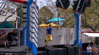 Sam Folsome vs Jacob Arnstein at the American Ninja Warrior Junior 3 Quarter Finals