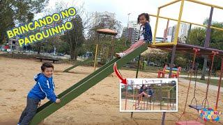 NO PARQUINHO COM ETHAN E LOLO | PRETEND PLAY | PARK - PARQUE MUNICIPAL BOSQUE MAIA | FOR KIDS