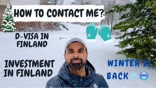 How to contact me? | D-Visa | Come to Finland as an investors 