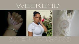 WEEKEND SHENANIGANS | nail appointment, shopping, engagement party | jhene abigail