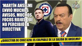 Huerta CONTUNDENTE: La DIRECTIVA de Cruz Azul SE MERECE lo que le pasó con ANSELMI | Futbol Picante