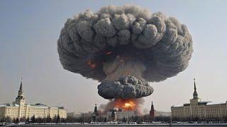 A HUGE EXPLOSION HAPPENED IN MOSCOW CITY! PUTIN's Presidential Palace was destroyed by a US missile